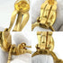 CC Logo Clip-On Earrings Gold-Tone Metal Gold-Tone Metal