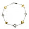 Multi Heart Bracelet 18K White Gold and 18K Yellow Gold