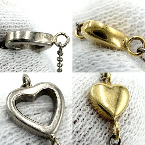 Multi Heart Bracelet 18K White Gold and 18K Yellow Gold
