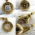 Pendant Necklace 18K Yellow Gold with Diamond and Onyx