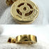 Pendant Necklace 18K Yellow Gold with Diamond and Onyx