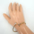 T Bracelet 18K Rose Gold with Diamond and Shell