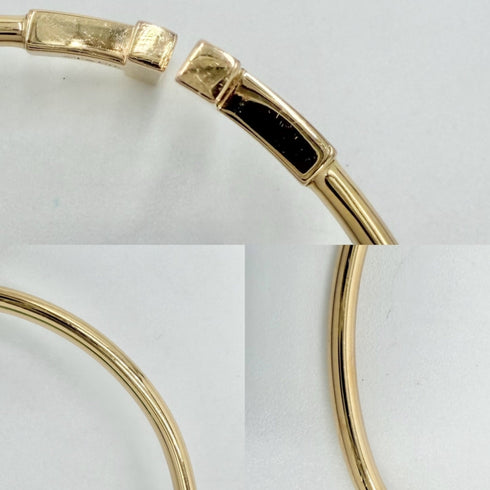T Bracelet 18K Rose Gold with Diamond and Shell