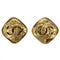 CC Logo Clip-On Earrings Metal