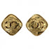 CC Logo Clip-On Earrings Metal