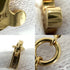 Pendant Necklace Rhinestone Gold and White
