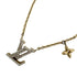 Pendant Necklace Rhinestone Gold