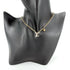 Pendant Necklace Rhinestone Gold