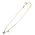 Pendant Necklace Rhinestone Gold