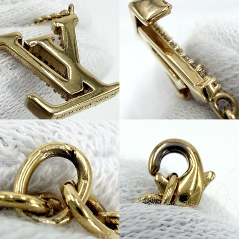 Pendant Necklace Rhinestone Gold