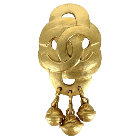 CC Logo Brooch Metal
