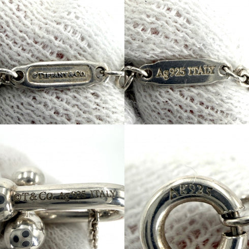Hardware Double Link Pendant Necklace Sterling Silver