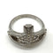 Orb Ring Sterling Silver with Rhinestones