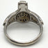 Orb Ring Sterling Silver with Rhinestones