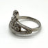 Orb Ring Sterling Silver with Rhinestones