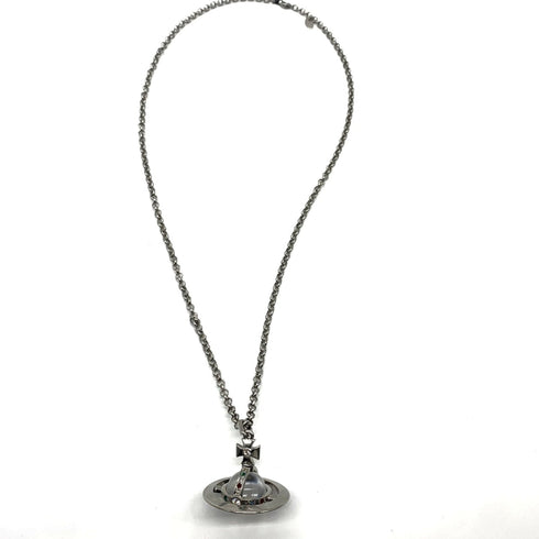 Orb Pendant Necklace Brass