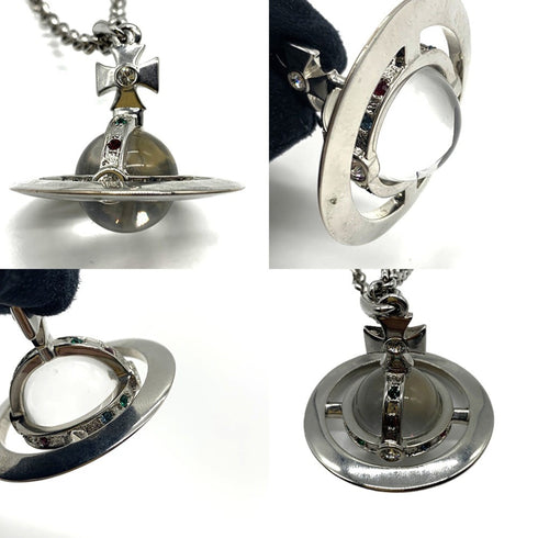 Orb Pendant Necklace Brass