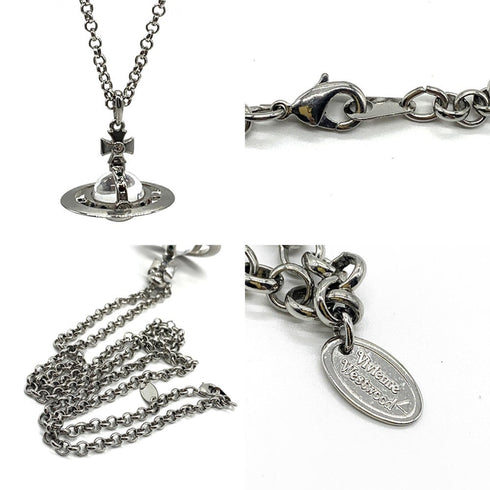 Orb Pendant Necklace Brass
