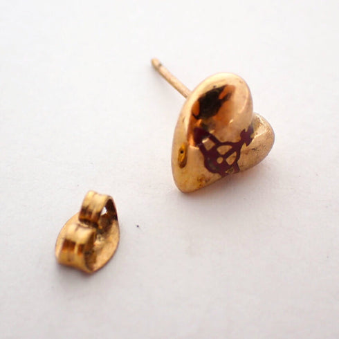 Earrings Gold-Tone Metal