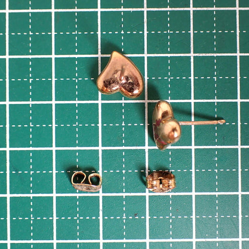 Earrings Gold-Tone Metal