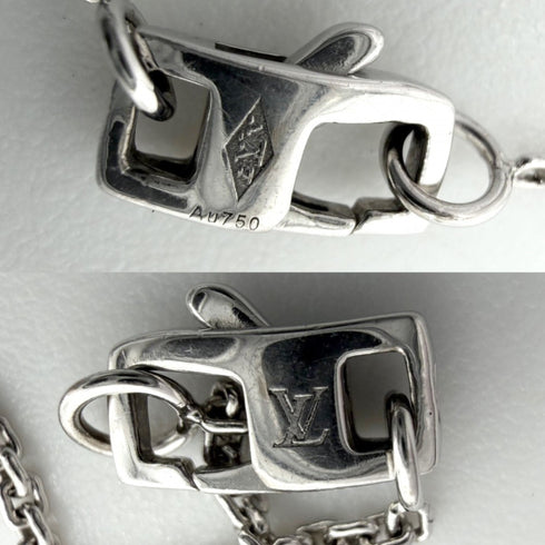Pendant Necklace 18K White Gold With Diamond