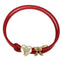 Bracelet Gold Red and White with Pearl
