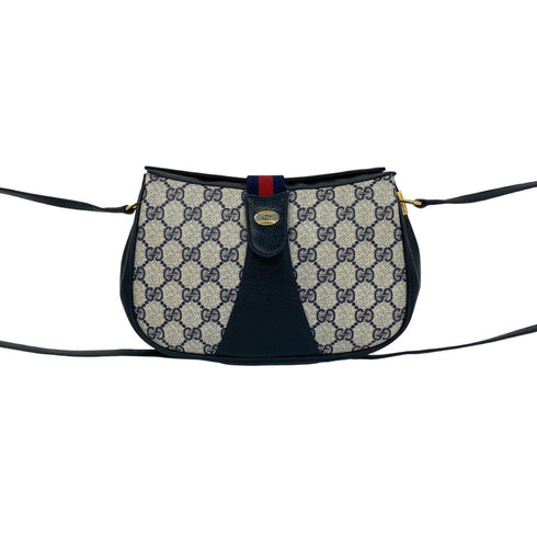 Vintage Web Crossbody Bag GG Coated Canvas Small