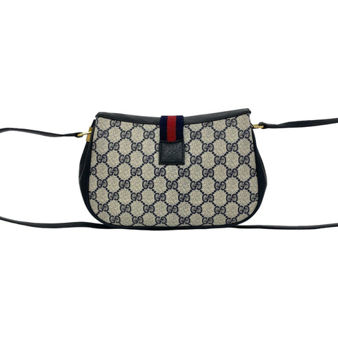 Vintage Web Crossbody Bag GG Coated Canvas Small