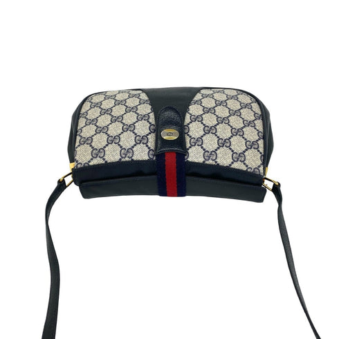 Vintage Web Crossbody Bag GG Coated Canvas Small