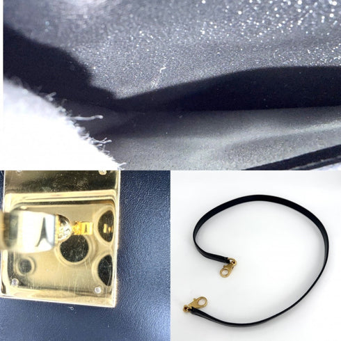 Kelly Handbag Black Box Calf with Gold Hardware 28