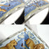 Bangle Cloisonné and Enamel Black and Blue Lion Design Bracelet