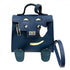 Kelly Bag Charm Leather Navy Handbag Charm