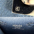 Kelly Bag Charm Leather Navy Handbag Charm