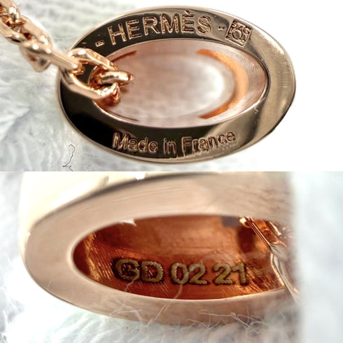 Pop H Pendant Necklace Gold-Tone Metal