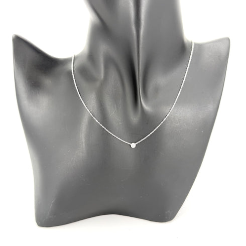 Damour XS Pendant Necklace 18K White Gold with Diamond