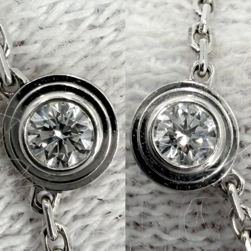 Damour XS Pendant Necklace 18K White Gold with Diamond