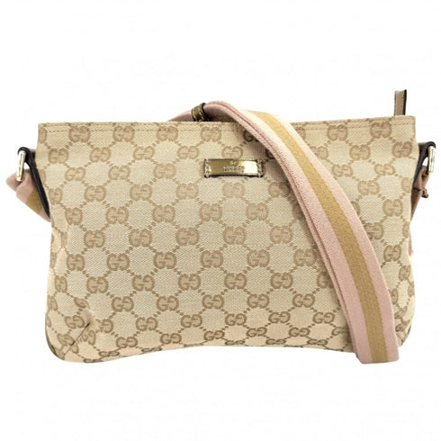 Web Strap Messenger Bag GG Canvas Small