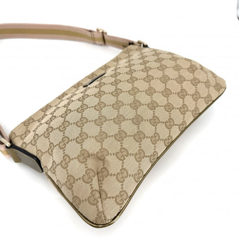 Web Strap Messenger Bag GG Canvas Small