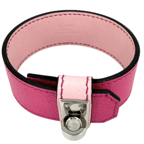 Kelly Twist Bracelet Leather Pink Mini