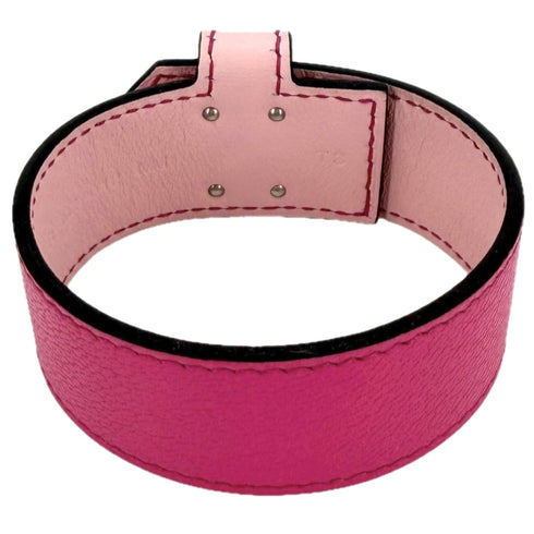 Kelly Twist Bracelet Leather Pink Mini