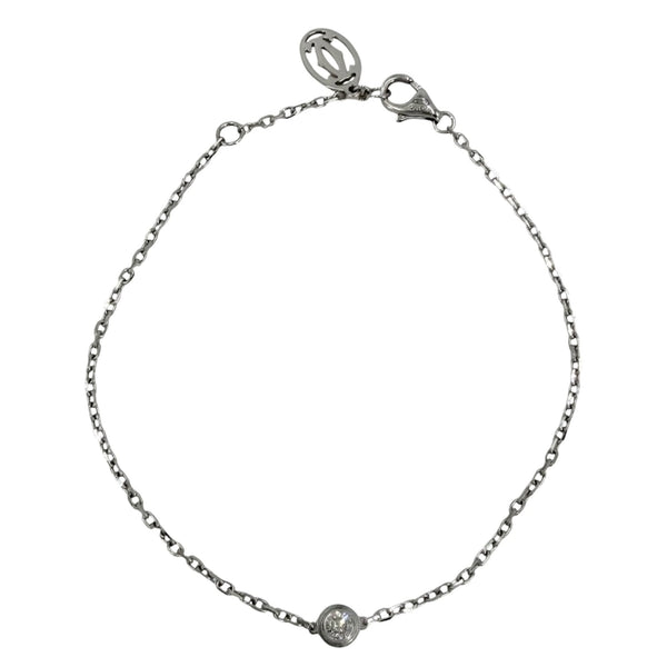Bracelet 18K White Gold Small with Diamond