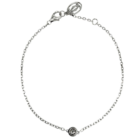Bracelet 18K White Gold Small with Diamond