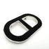 Chaine d'Ancre Brooch Leather Black and White