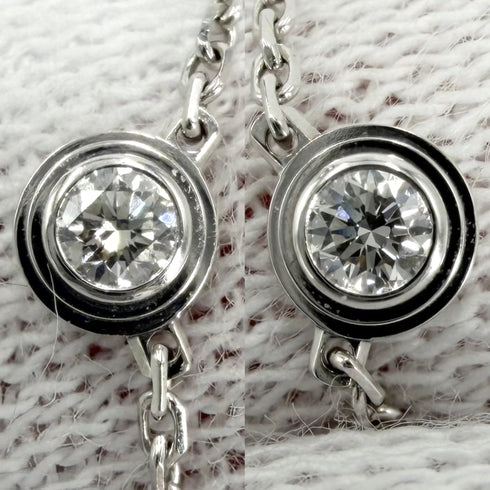 Damour Pendant Necklace 18K White Gold with Diamond