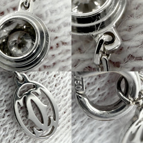 Damour Pendant Necklace 18K White Gold with Diamond