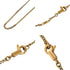 Pendant Necklace Gold Metal