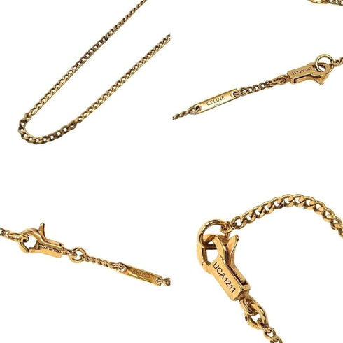 Pendant Necklace Metal Gold