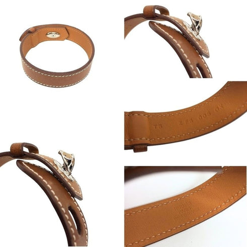 Leather Bracelet Brown and Camel