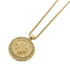 Pendant Necklace Gold and Clear