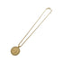 Pendant Necklace Gold and Clear